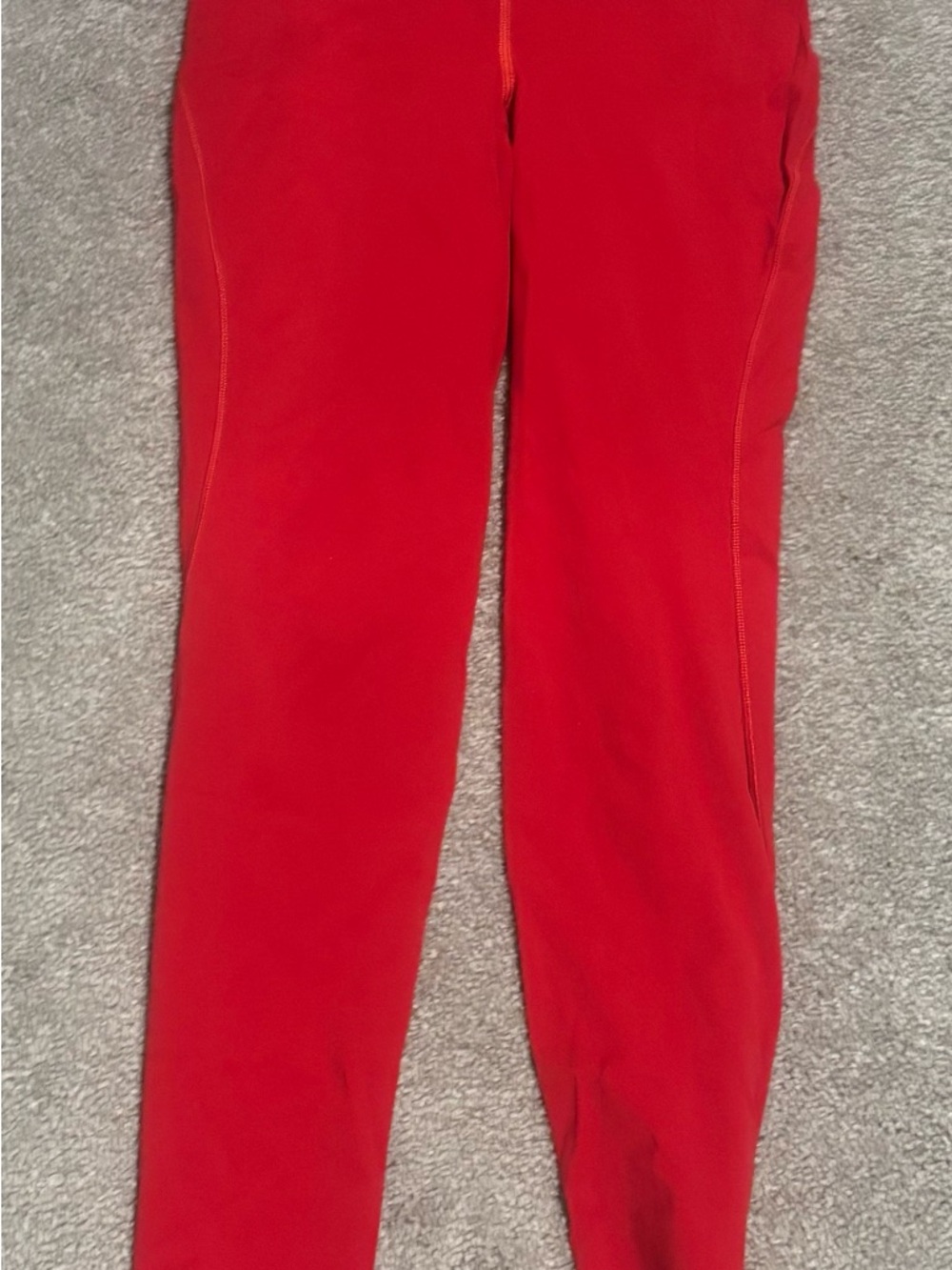 Lululemon red leggings ankle length